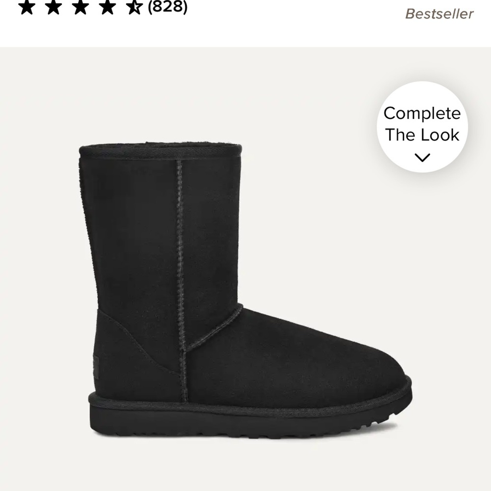 UGG Black Shearling Boots